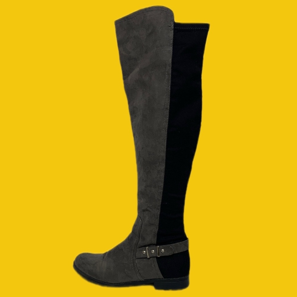 Unisa Two-Tone Over the Knee Boots